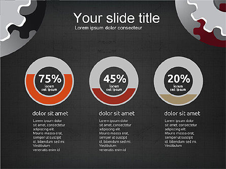 Presentación de Estilo Infográfico, Diapositiva 16, 03725, Infografías — PoweredTemplate.com