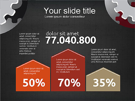 Presentación de Estilo Infográfico, Diapositiva 9, 03725, Infografías — PoweredTemplate.com