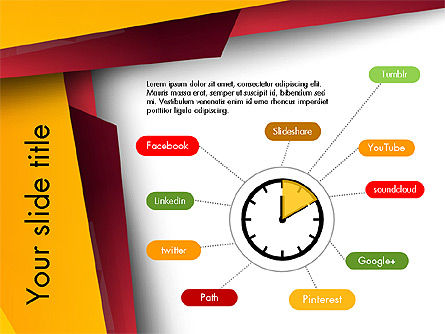 Tijd managementstrategie presentatie concept, Dia 10, 03729, Presentatie Templates — PoweredTemplate.com