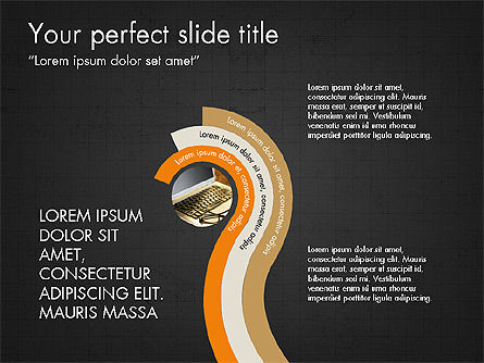 Opciones y pasos, Diapositiva 11, 03730, Diagramas de la etapa — PoweredTemplate.com