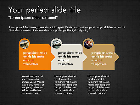 Opciones y pasos, Diapositiva 13, 03730, Diagramas de la etapa — PoweredTemplate.com