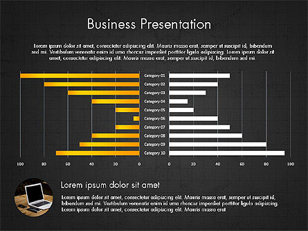 Laporan Komparatif, Slide 14, 03731, Templat Presentasi — PoweredTemplate.com