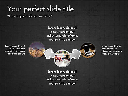 Lingkaran Dan Koneksi, Slide 11, 03733, Templat Presentasi — PoweredTemplate.com