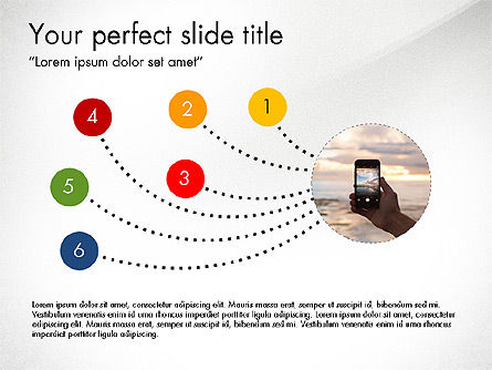 Lingkaran Dan Koneksi, Slide 5, 03733, Templat Presentasi — PoweredTemplate.com