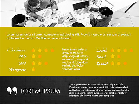 Plantilla de presentación de Excelencia, Diapositiva 11, 03736, Plantillas de presentación — PoweredTemplate.com