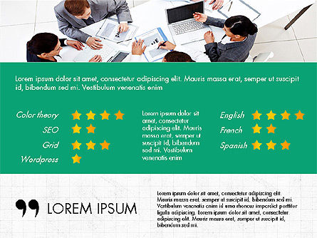 Plantilla de presentación de Excelencia, Diapositiva 3, 03736, Plantillas de presentación — PoweredTemplate.com
