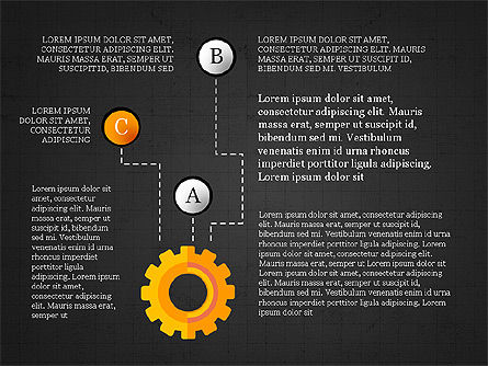 复杂的解决方案, 幻灯片 11, 03737, 组织图表 — PoweredTemplate.com