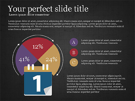 Simply Business Presentation Template, Slide 14, 03738, Icons — PoweredTemplate.com