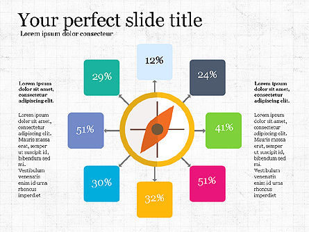 Simple modèle de présentation d'entreprise, Diapositive 5, 03738, Icônes — PoweredTemplate.com