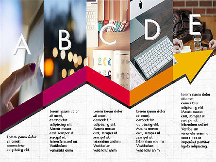 Infografische Optionen, PowerPoint-Vorlage, 03741, Infografiken — PoweredTemplate.com