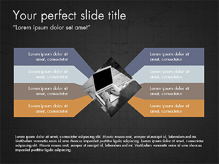 Options d'infographie, Diapositive 13, 03741, Infographies — PoweredTemplate.com