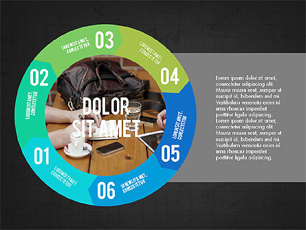 Processus de plan d'action, Diapositive 9, 03742, Schémas de procédés — PoweredTemplate.com