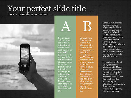 Options et processus, Diapositive 12, 03745, Schémas de procédés — PoweredTemplate.com