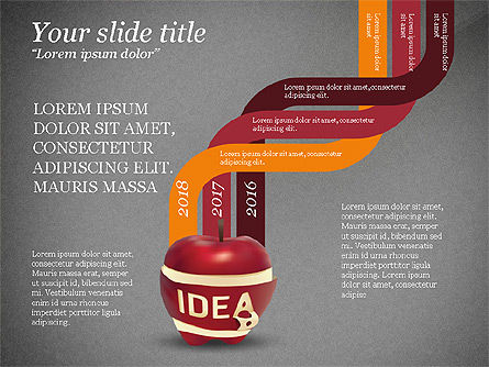 Opciones de Idea, Diapositiva 12, 03746, Infografías — PoweredTemplate.com