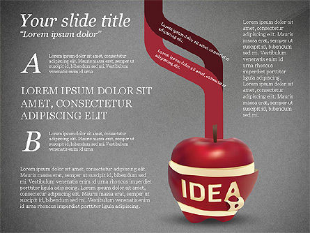Options d'idée, Diapositive 14, 03746, Infographies — PoweredTemplate.com