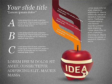 Options d'idée, Diapositive 15, 03746, Infographies — PoweredTemplate.com