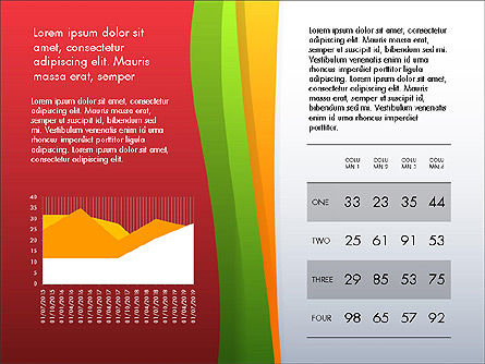 Dati del report guidato, Slide 2, 03748, Diagrammi e Grafici con Dati — PoweredTemplate.com