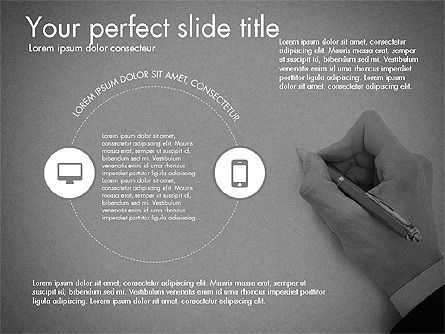 아이콘과 관계, 슬라이드 12, 03750, 아이콘 — PoweredTemplate.com
