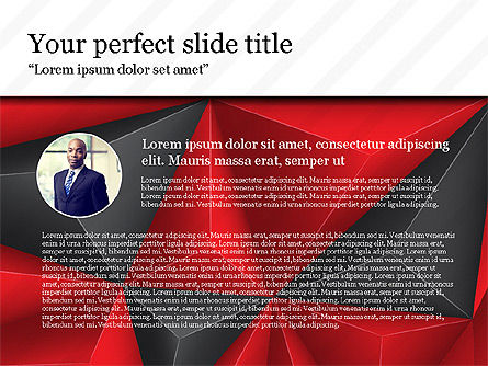 Business Report Presentation Deck, Slide 10, 03751, Presentation Templates — PoweredTemplate.com