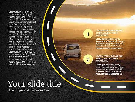 Road Report Concept, Slide 12, 03753, Presentation Templates — PoweredTemplate.com