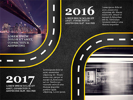Concept de rapport routier, Diapositive 14, 03753, Modèles de présentations — PoweredTemplate.com
