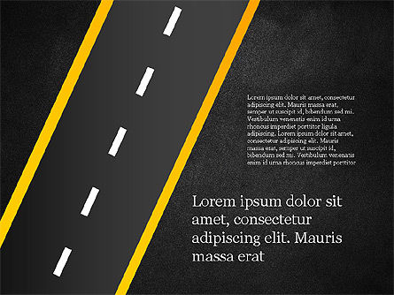 Concept de rapport routier, Diapositive 16, 03753, Modèles de présentations — PoweredTemplate.com