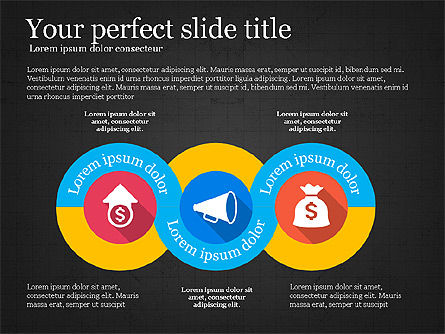 Stage, Timeline and Icons, Slide 15, 03754, Icons — PoweredTemplate.com