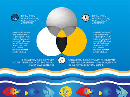 Concept de rapport sur le style de la mer, Diapositive 9, 03755, Schémas, graphiques de données — PoweredTemplate.com