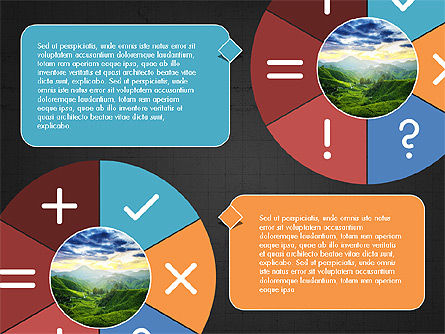 Étapes circulaires, Diapositive 11, 03756, Diagrammes circulaires — PoweredTemplate.com