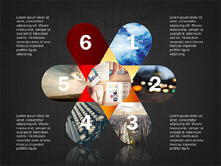 Etapes formes et pièces, Diapositive 14, 03757, Formes — PoweredTemplate.com
