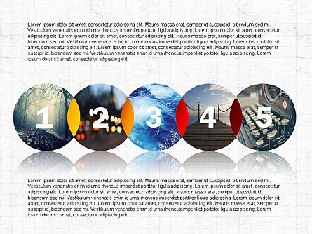 Etapes formes et pièces, Diapositive 3, 03757, Formes — PoweredTemplate.com