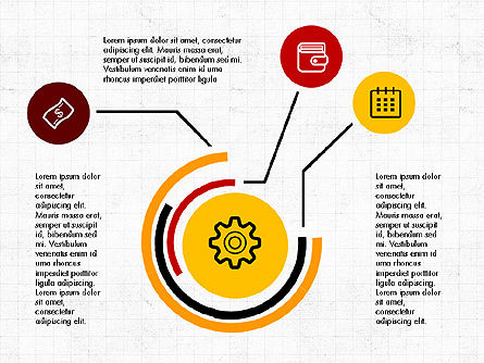 Presentación del proceso de diseño plano, Diapositiva 8, 03758, Formas — PoweredTemplate.com