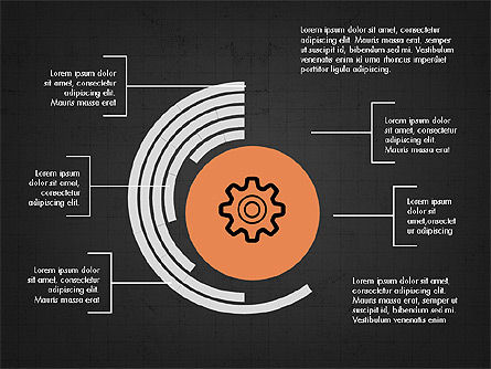 Presentación del proceso de diseño plano, Diapositiva 9, 03758, Formas — PoweredTemplate.com