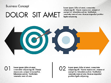 Gestione presentazione processo concetto, Slide 3, 03759, Diagrammi di Processo — PoweredTemplate.com