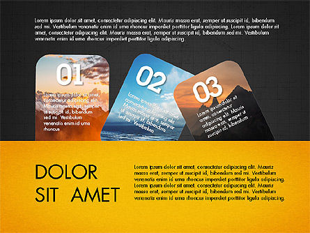 Labels slide deck, Diapositive 10, 03764, Formes — PoweredTemplate.com