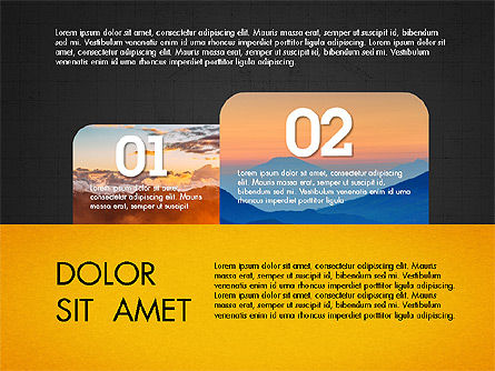 Labels slide deck, Diapositive 11, 03764, Formes — PoweredTemplate.com