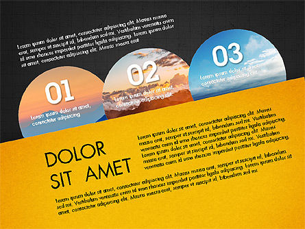 Labels slide deck, Diapositive 9, 03764, Formes — PoweredTemplate.com