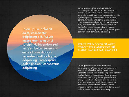 Cloudy Slide Deck, Slide 16, 03766, Presentation Templates — PoweredTemplate.com