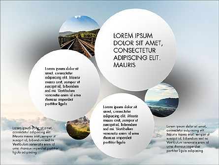 Pont coulissant nuageux, Diapositive 3, 03766, Modèles de présentations — PoweredTemplate.com