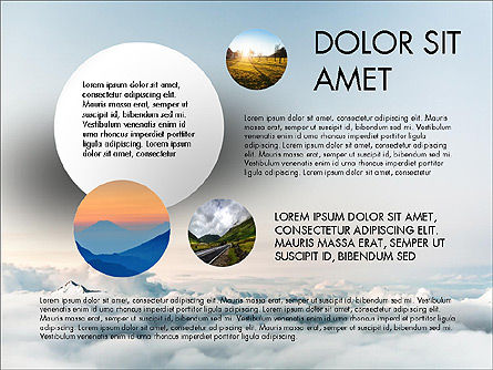 Pont coulissant nuageux, Diapositive 5, 03766, Modèles de présentations — PoweredTemplate.com