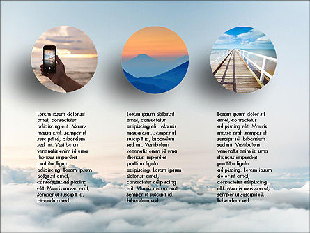 Pont coulissant nuageux, Diapositive 6, 03766, Modèles de présentations — PoweredTemplate.com