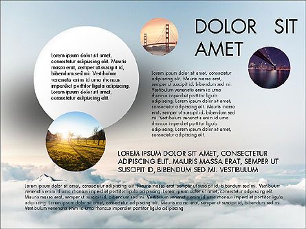 Pont coulissant nuageux, Diapositive 7, 03766, Modèles de présentations — PoweredTemplate.com