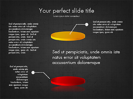 Stacked Shapes, Slide 14, 03768, Shapes — PoweredTemplate.com