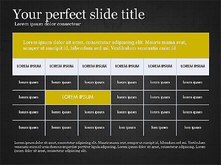 Tables, Slide 13, 03772, Tables — PoweredTemplate.com