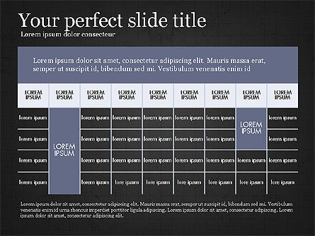 테이블, 슬라이드 16, 03772, 표 — PoweredTemplate.com