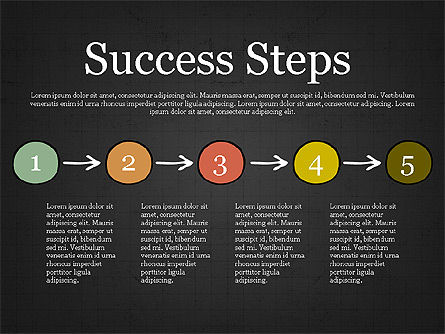 Pasos del proceso, Diapositiva 11, 03773, Diagramas de proceso — PoweredTemplate.com