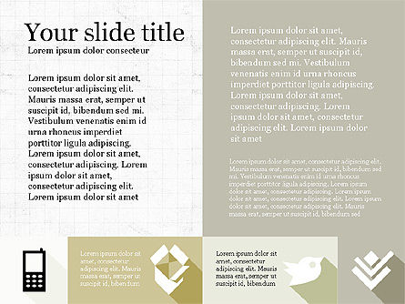 Presentazione layout di griglia con icone, Slide 7, 03774, Modelli Presentazione — PoweredTemplate.com