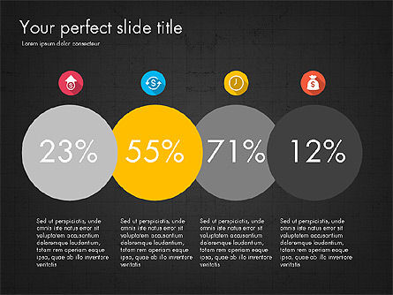 Infographics apresentação relatório, Deslizar 12, 03777, Infográficos — PoweredTemplate.com