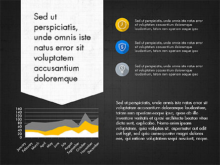 Infographics presentatie rapport, Dia 16, 03777, Infographics — PoweredTemplate.com