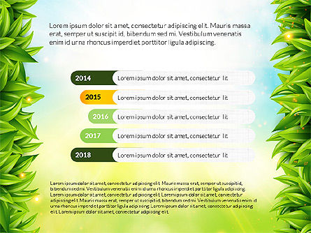 绿色报告, 幻灯片 5, 03778, 教育图和图表 — PoweredTemplate.com
